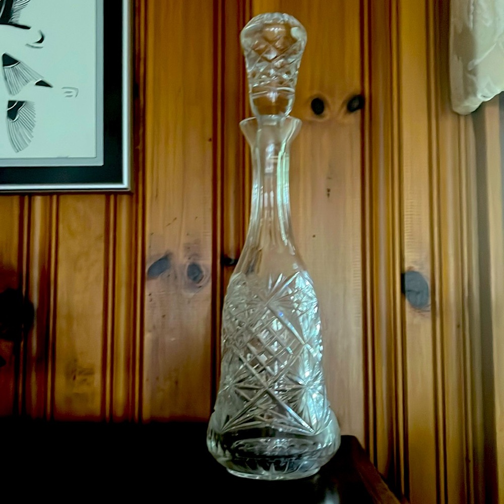 Vintage Lead Crystal Decanter